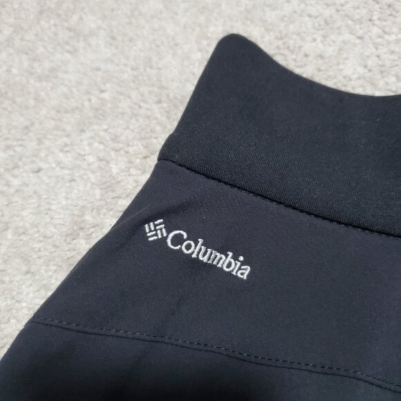 COLUMBIA All Seasons Skort Shorts Skirt Hiking Stretch Black Women's Medium - Picture 6 of 12